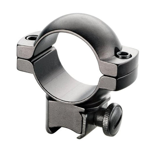 .22-air Gun Rings - 1", Matte Black, Clam Pack