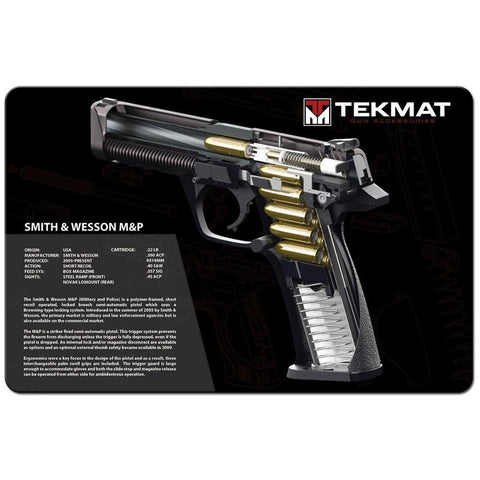 Smith & Wesson M&p 3d Cutaway Cleaning Mat - 11" X 17"