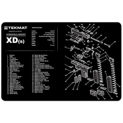 Springfield Armory Xds Cleaning Mat - 11" X 17"