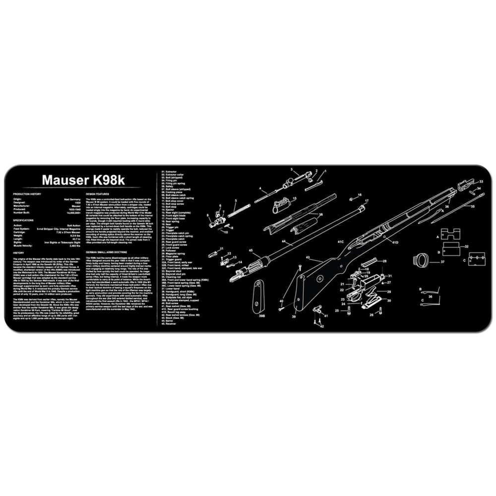 Mauser K98 Cleaning Mat - 12" X 36"