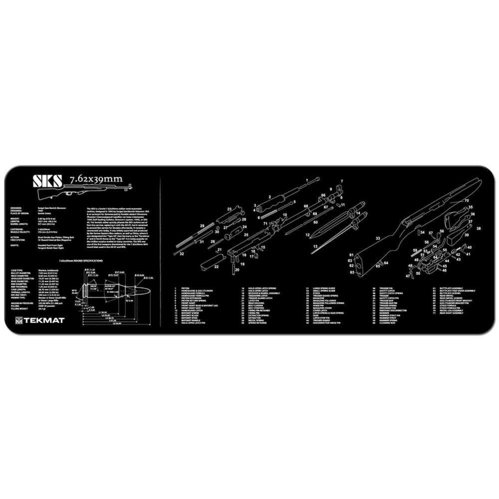 Sks 7.62x39mm Cleaning Mat - 12&rdquo; X 36&rdquo;