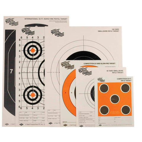 Competition Rifle Targets - 50 Feet