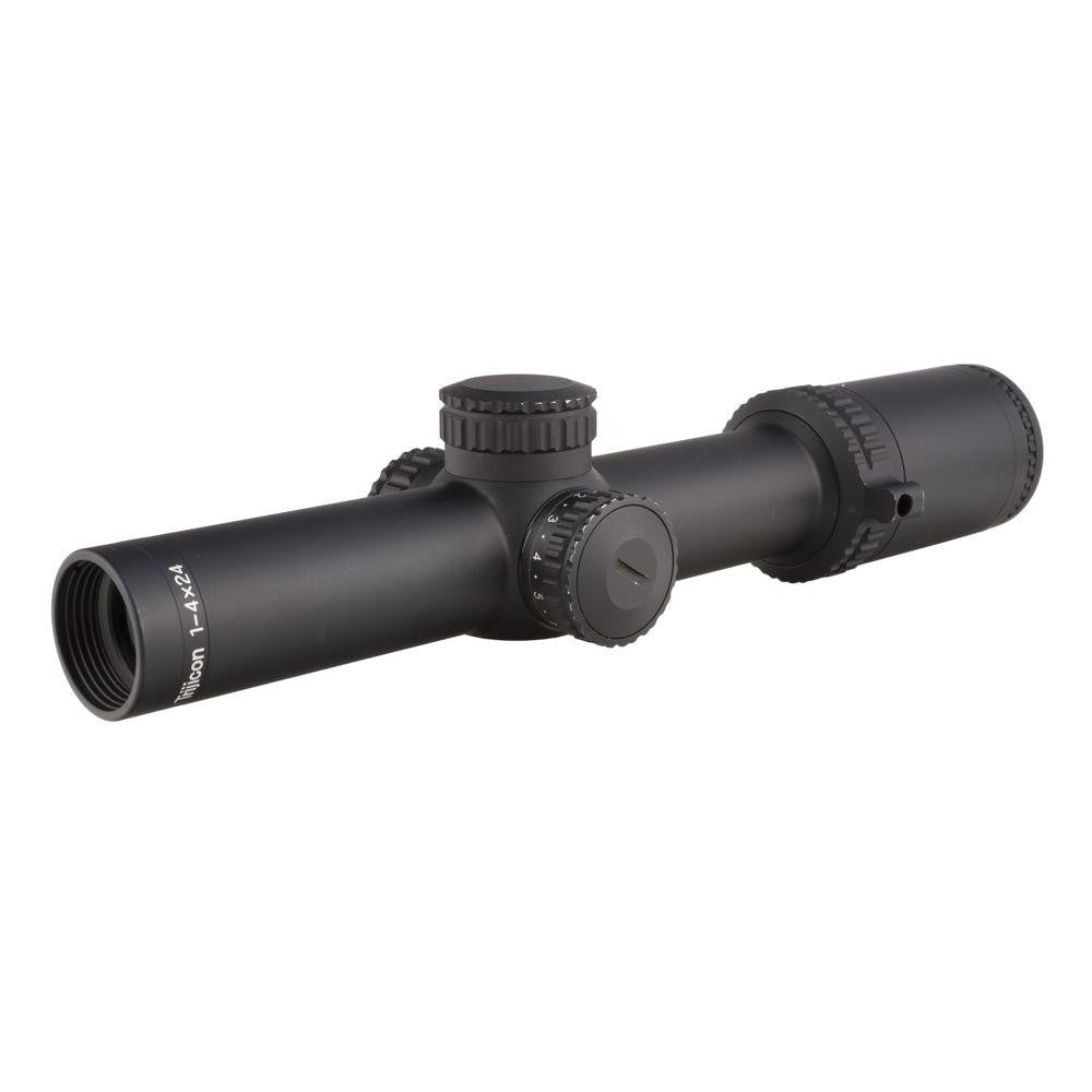 Accupower 1-4x24 Riflescope .223-55gr Bdc Segmented-circle-dot Crosshair W- Green Led, 30mm