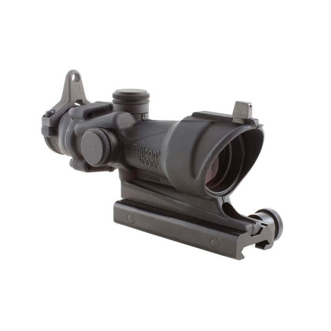 Acog 4x32 Scope With Amber Center Illumination For M4a1 Includes Flat Top Adapter, Backup Iron Sights And Dust Cover  Riflescope