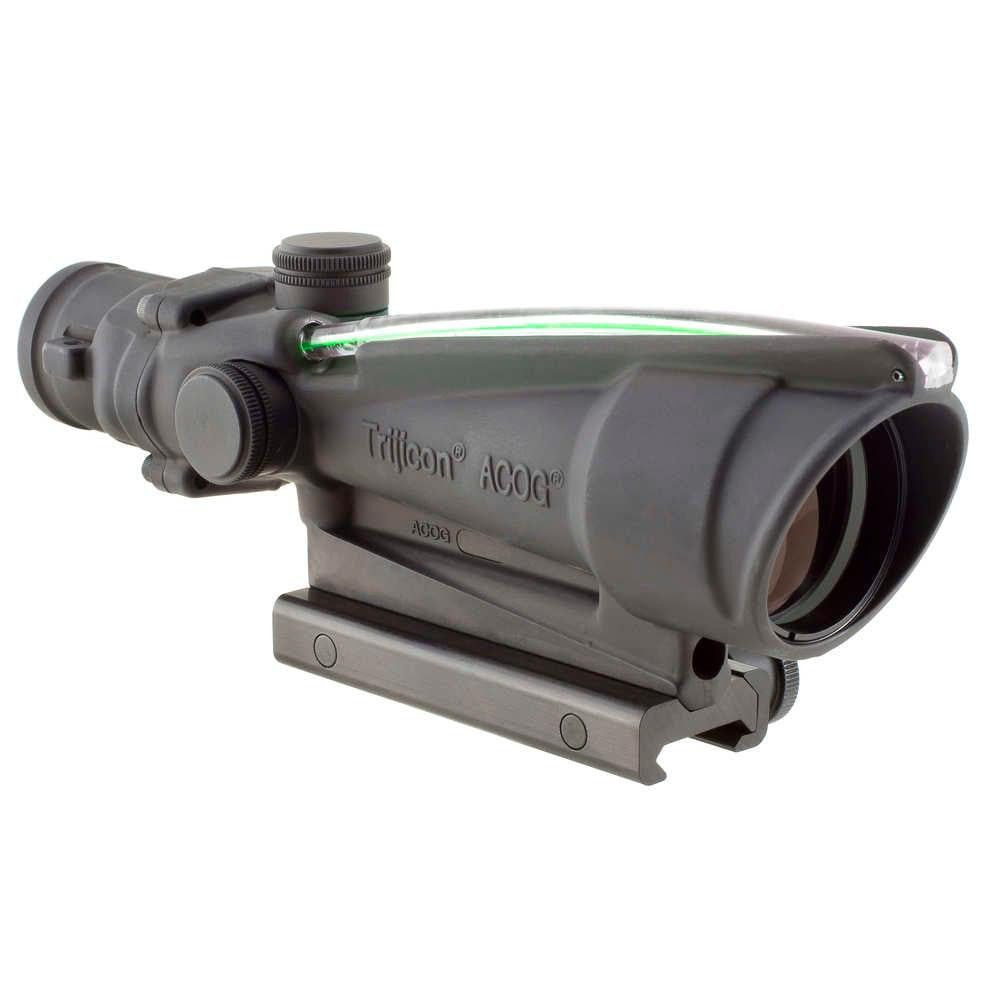 Acog 3.5x35 Scope, Dual Illuminated Green Chevron Bac .308 Flattop Reticle W- Ta51 Mount  Riflescope