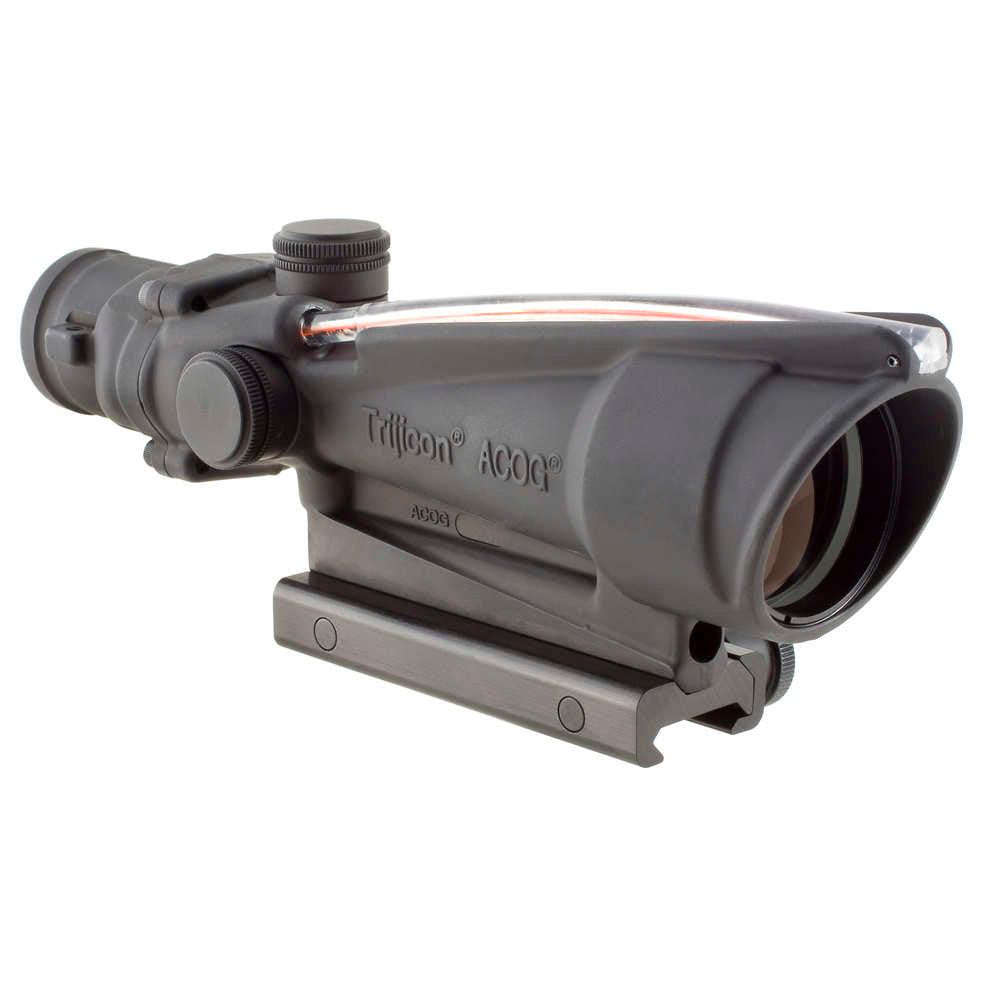 Acog 3.5x35 Scope, Dual Illuminated Red Chevron Bac .308 Flattop Reticle W- Ta51 Mount Riflescope