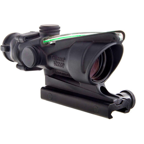 Trijicon Acog 4x32 Scope, Dual Illuminated Green Horseshoe - Dot 6.8 Ballistic Reticle With Ta51 Mount  Riflescope