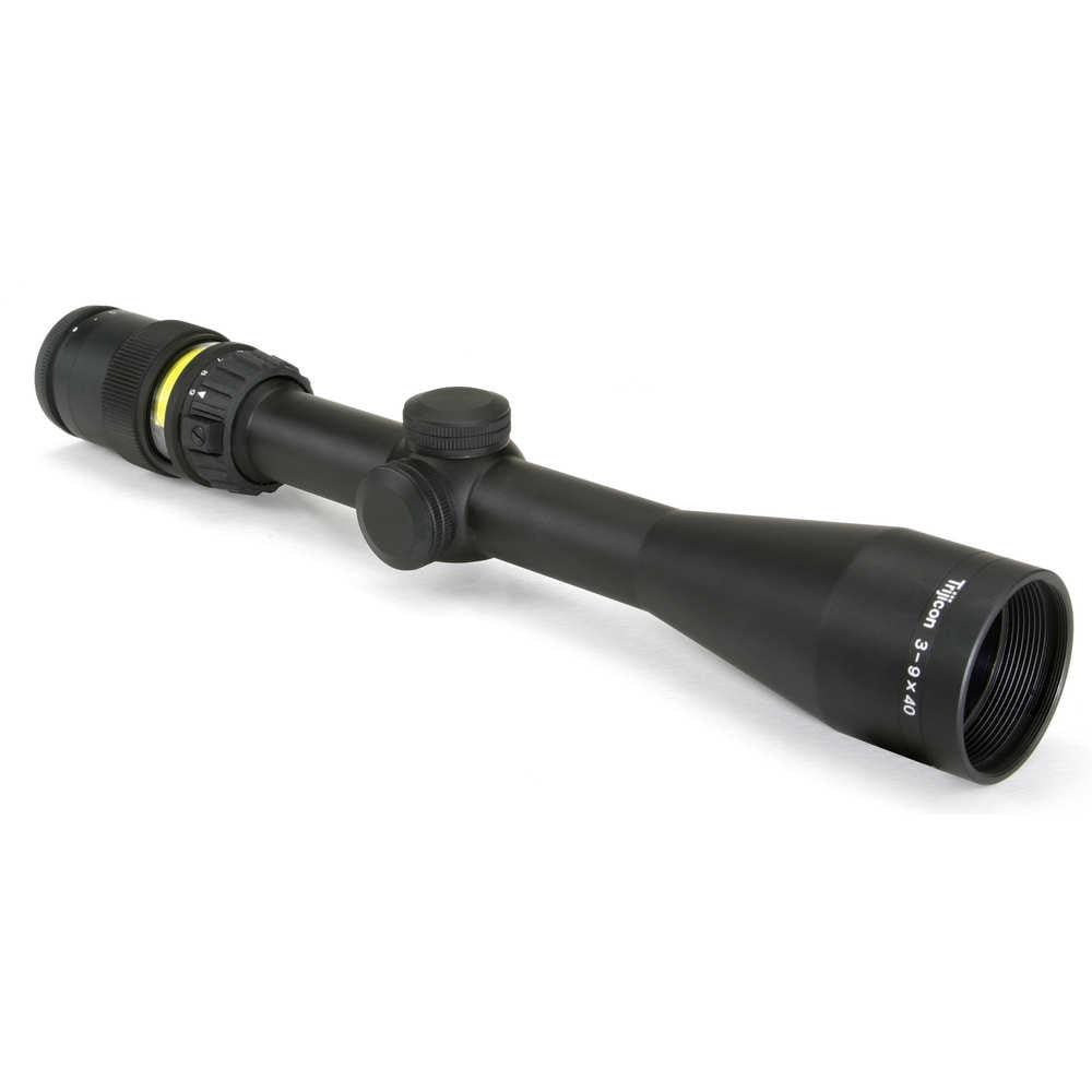 Accupoint 3-9x40 Riflescope, Standard Crosshair With Amber Dot