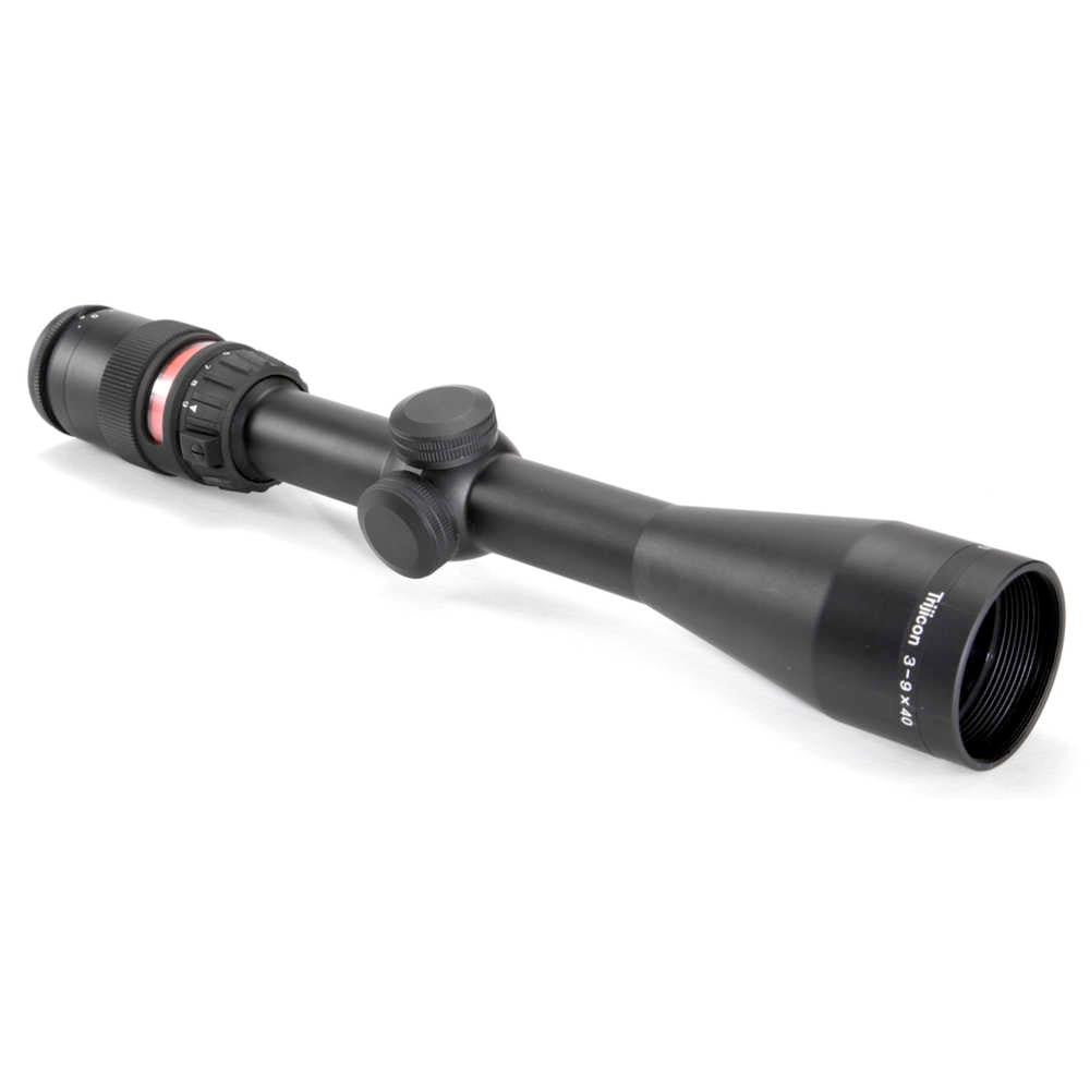 Accupoint 3-9x40 Riflescope With Bac, Red Triangle Reticle