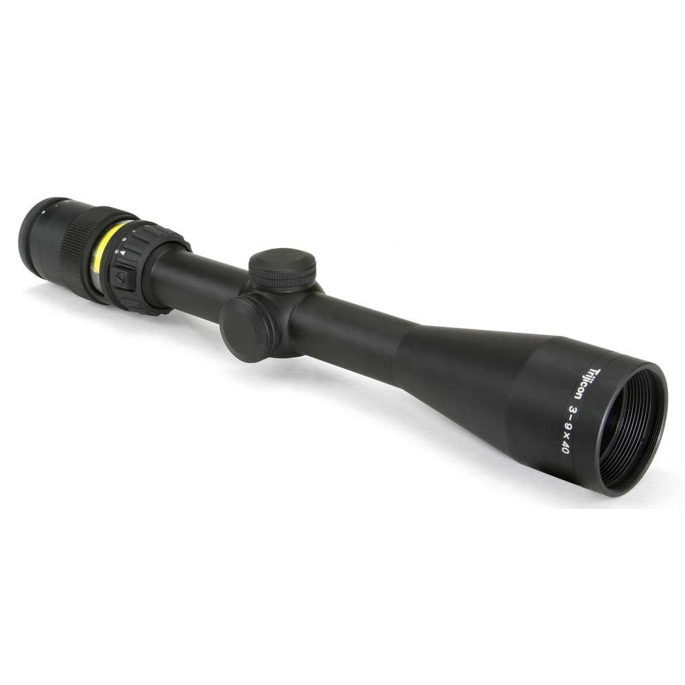 Accupoint 3-9x40 Riflescope With Bac, Amber Triangle Reticle