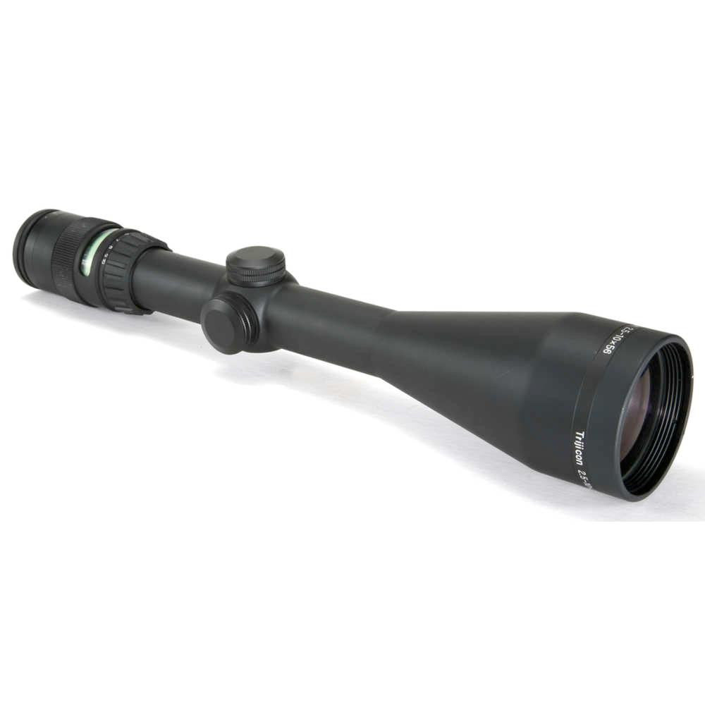 Accupoint 2.5-10x56 Riflescope, Mil-dot Crosshair With Green Dot