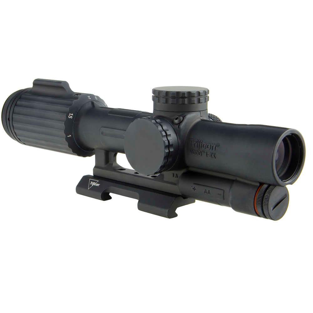 Vcog&trade; 1-6x24 Segmented Circle Crosshair .308 175gr Ballistic Reticle W-qr Mount