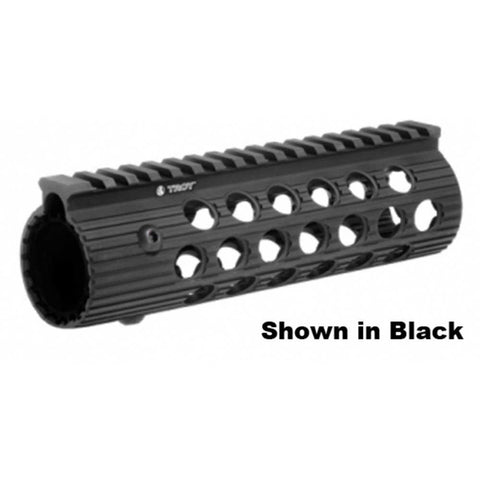 Troy Alpha Rail Without Sight - Black, 7.2"