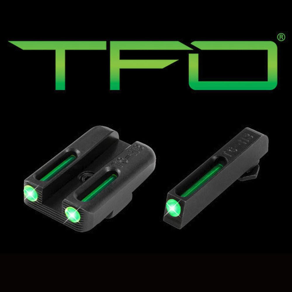 Tfo Tritium-fiber-optic Day-night Sight - Glock 42-43, Green-green