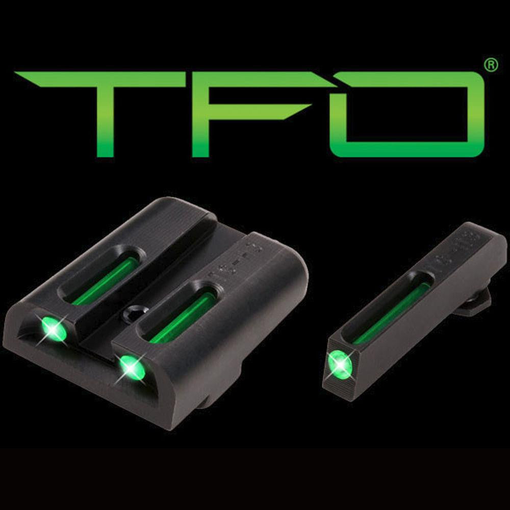 Tfo Tritium-fiber-optic Day-night Sight - Glock High, Green-green