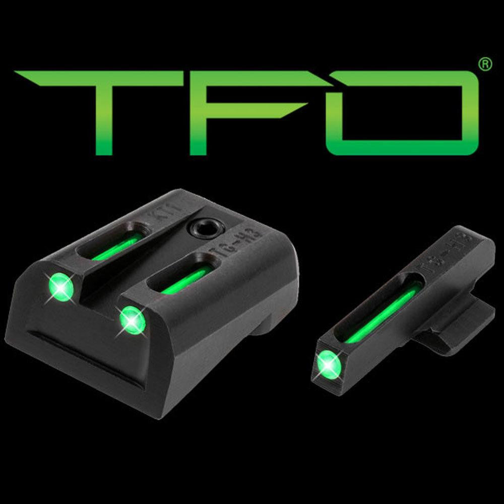 Tfo Tritium-fiber-optic Day-night Sight - Kimber, Green-green