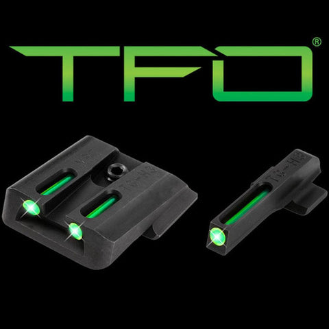 Tfo Tritium-fiber-optic Day-night Sight - S&w M&p, Green-green