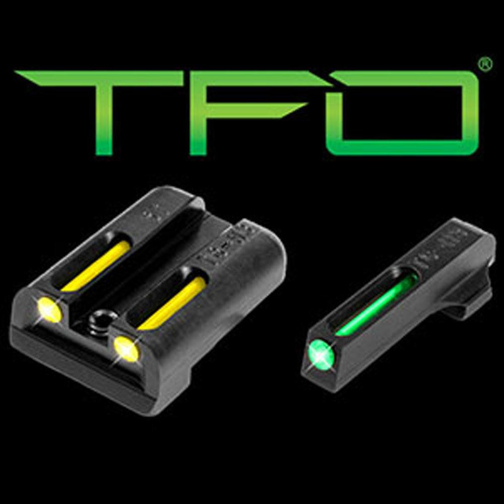 Tfo Tritium-fiber-optic Day-night Sight - Sig #8-#8, Green-yellow