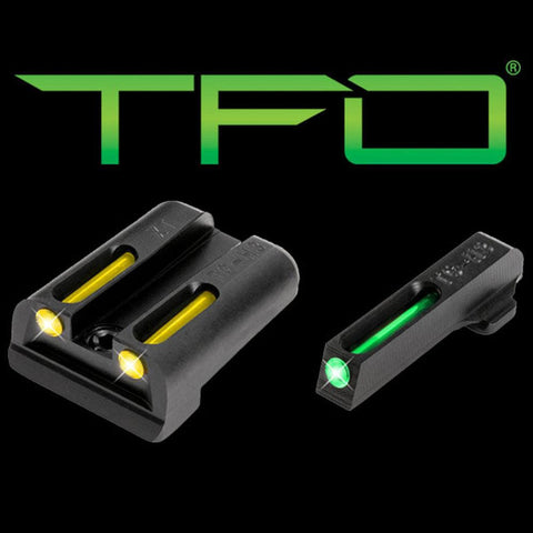 Tfo Tritium-fiber-optic Day-night Sight - Sf Xd, Green-yellow