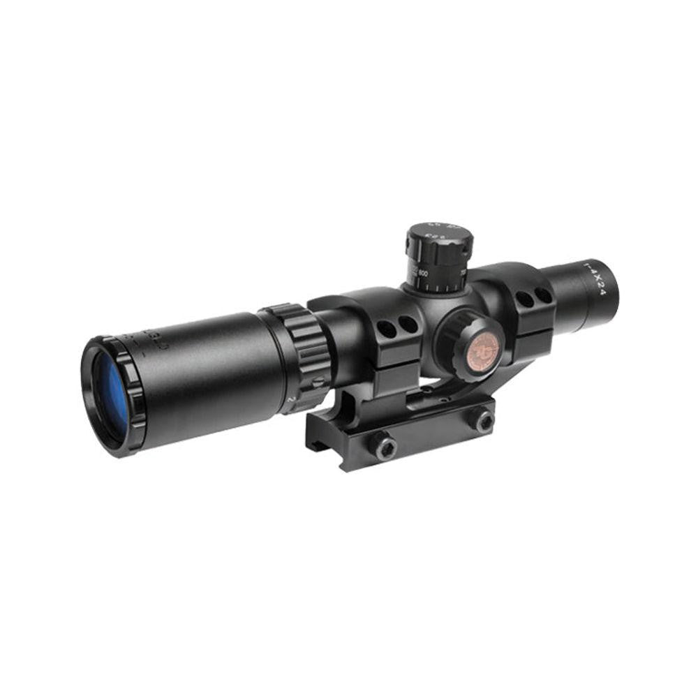 Tru Brite 30 Series Scope 1-4x24mm Duplex Mil-dot Reticle 30mm Tube - Matte