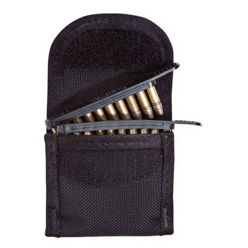 Quickstrips&trade; Tactical Double Pouch - Black Nylon, Small