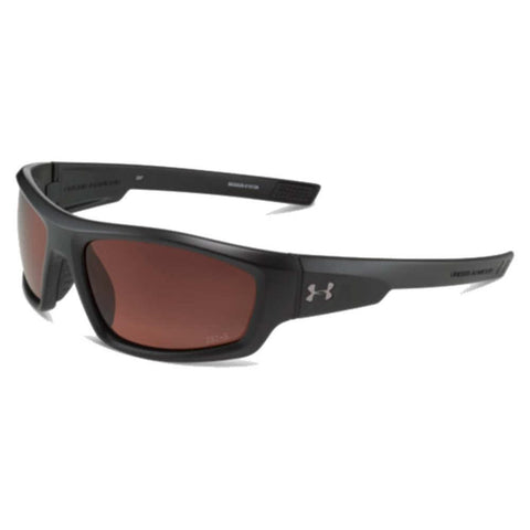 Ua Power Storm Sunglasses - Satin Black-brown Polarized