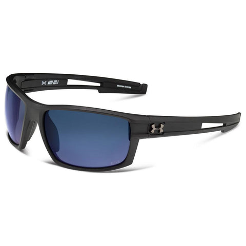 Ua Captain Storm Sunglasses - Satin Black-gray Polarized