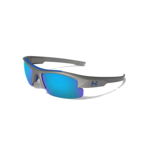 Ua Nitro L Storm Polarized Mirror Sunglasses - Carbon-blue, Youth