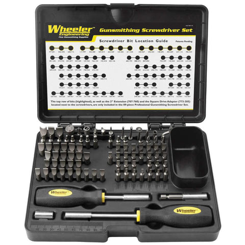 Professional Gunsmith Screwdriver Set - 89 Piece