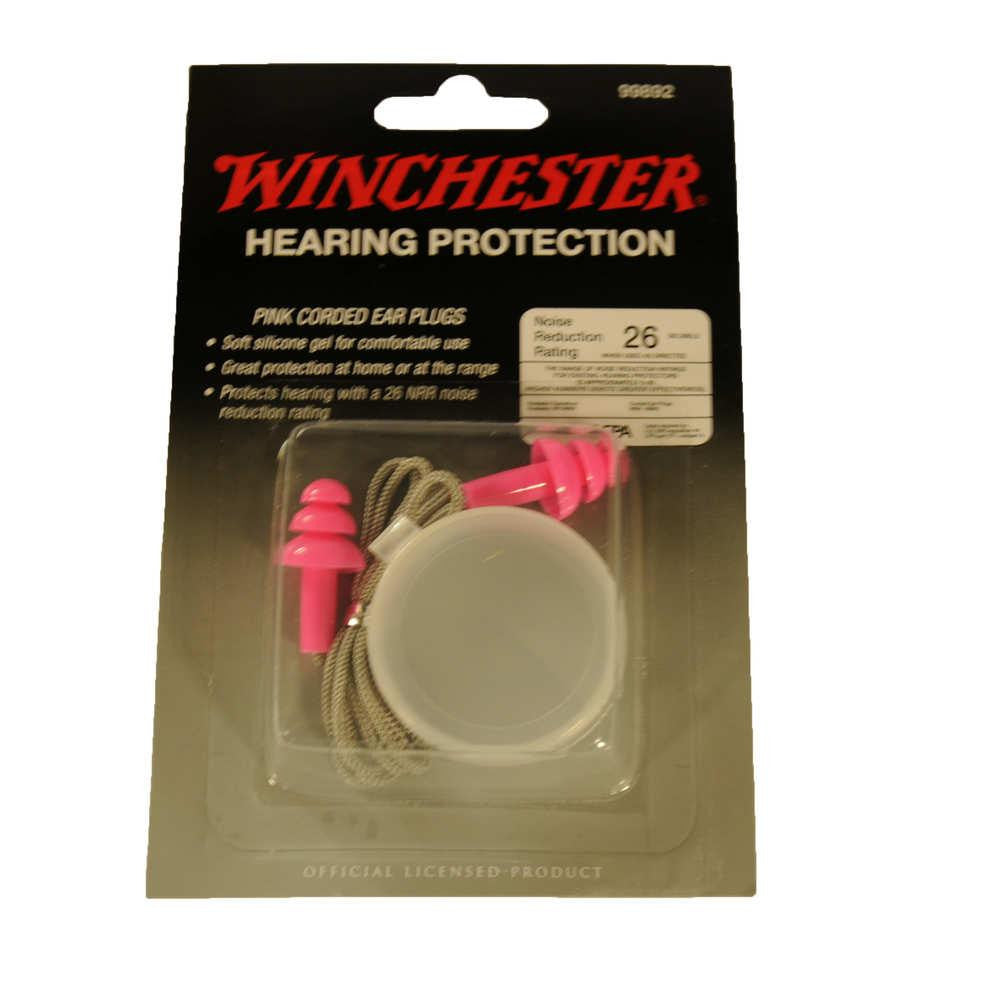 Winchester Earplugs W-case - 26db, Pink