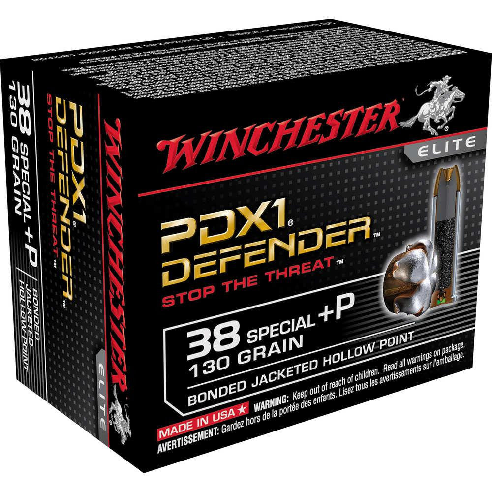 38 Special +p Ammunition Pdx1 130gr Hollow Point - 20 Rounds