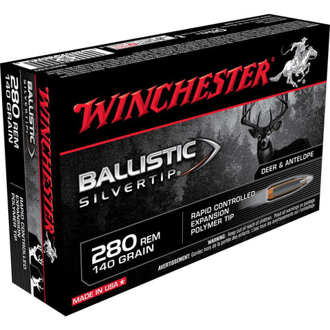 280 Rem Ammunition 140gr Ballistic Silvertip - 20 Rounds