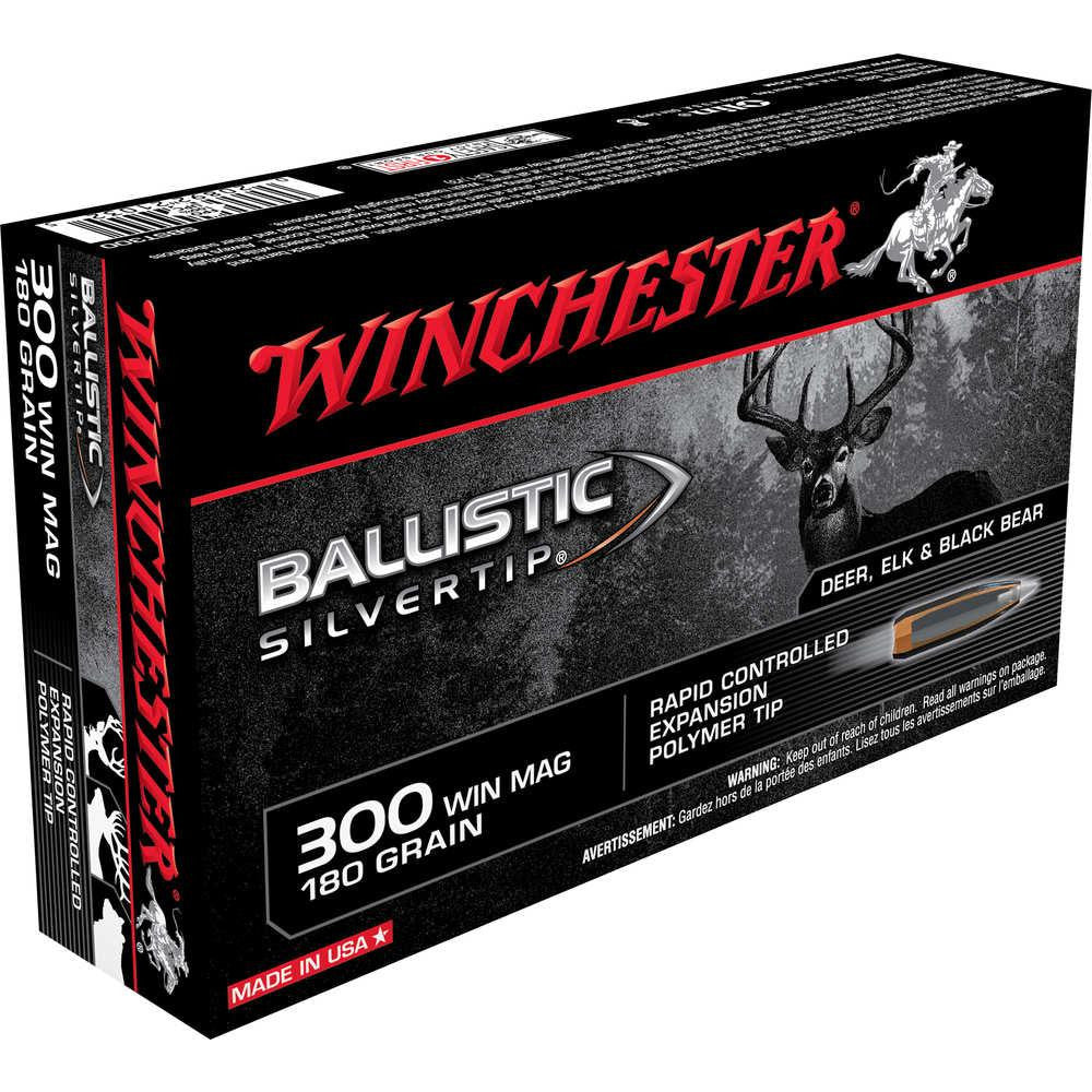 300 Win Mag Ammunition 180gr Ballistic Silvertip - 20 Rounds