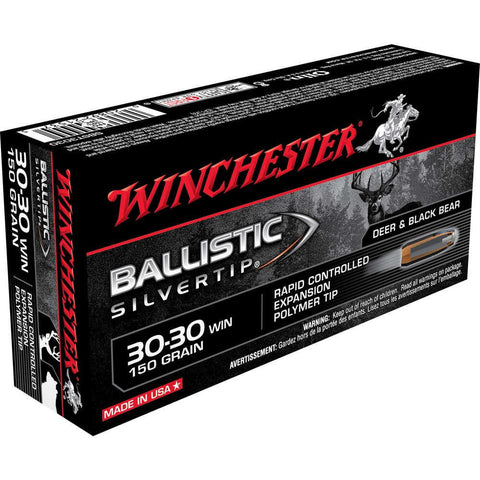 30-30 Win Ammunition 150gr Ballistic Silvertip - 20 Rounds