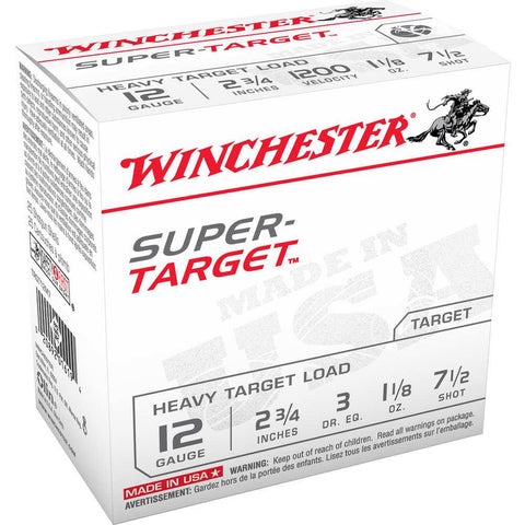 12 Gauge Shotshells 2.75" 1-1-8oz  #7.5 Shot - 25 Rounds (3 Dram)