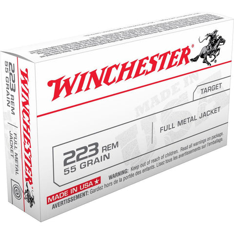 223 Rem Ammunition 55gr Fmj - 20 Rounds