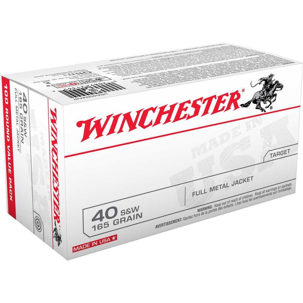 40 S&w Ammunition 165gr Fmj - 100 Rounds