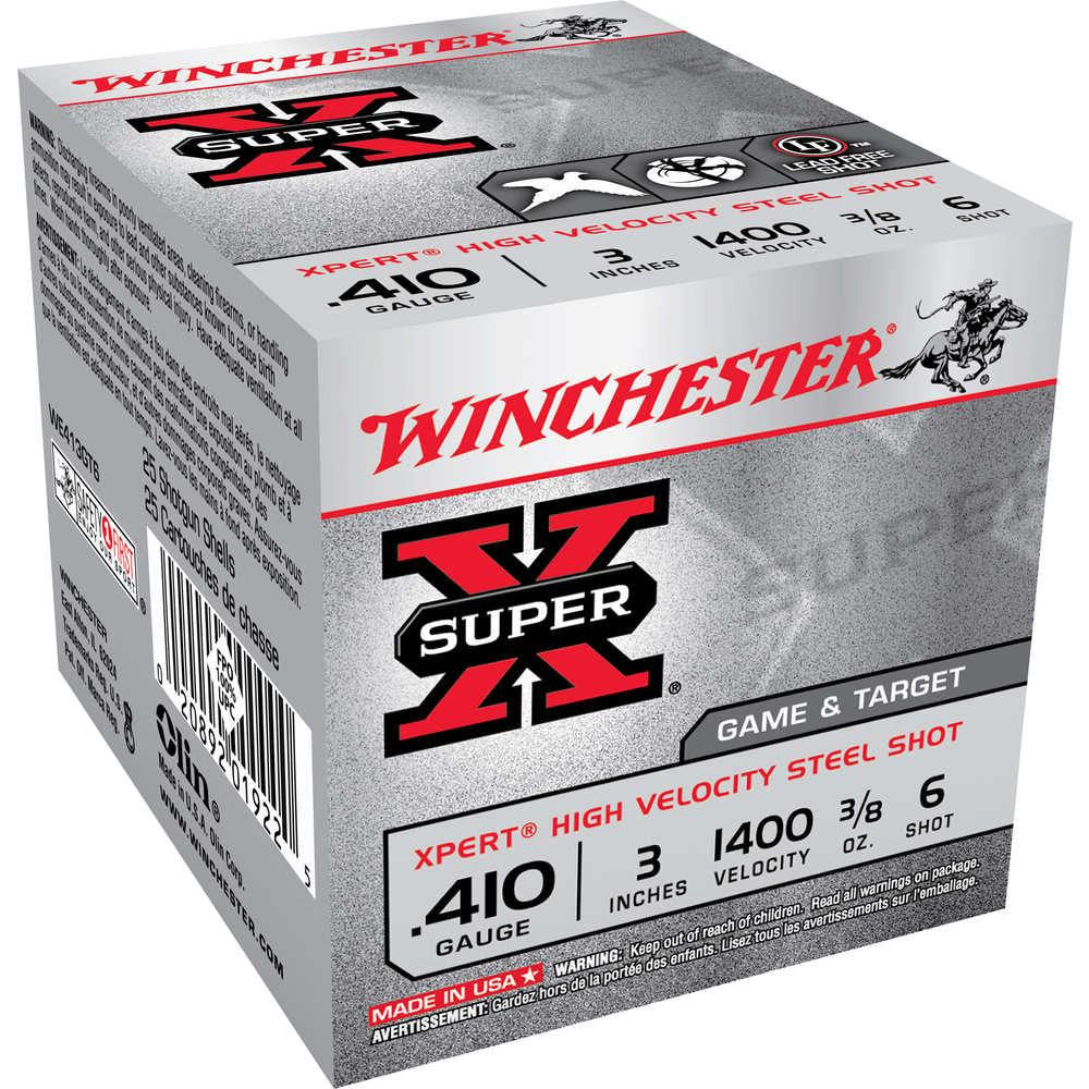 410 Gauge Shotshells 3"  3-8oz  #6 Shot - 25 Rounds