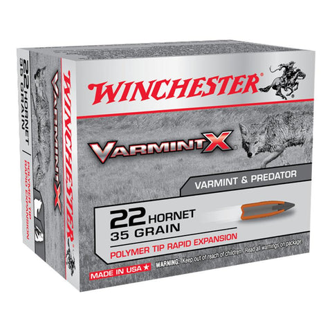 Varmint X Ammunition, 22 Hornet, 35 Grain, 20 Rounds