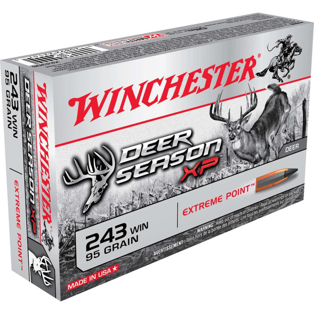 243 Win Ammunition 95gr Extreme Point - 20 Rounds