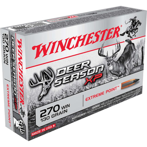 270 Win Ammunition 130gr Extreme Point - 20 Rounds