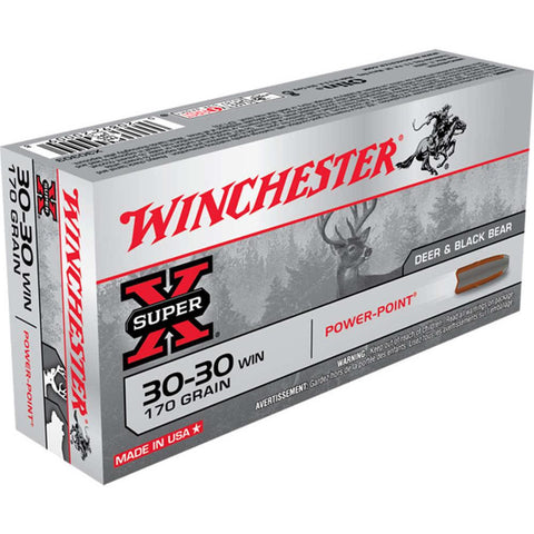 30-30 Win Ammunition 170gr Power-point - 20 Rounds