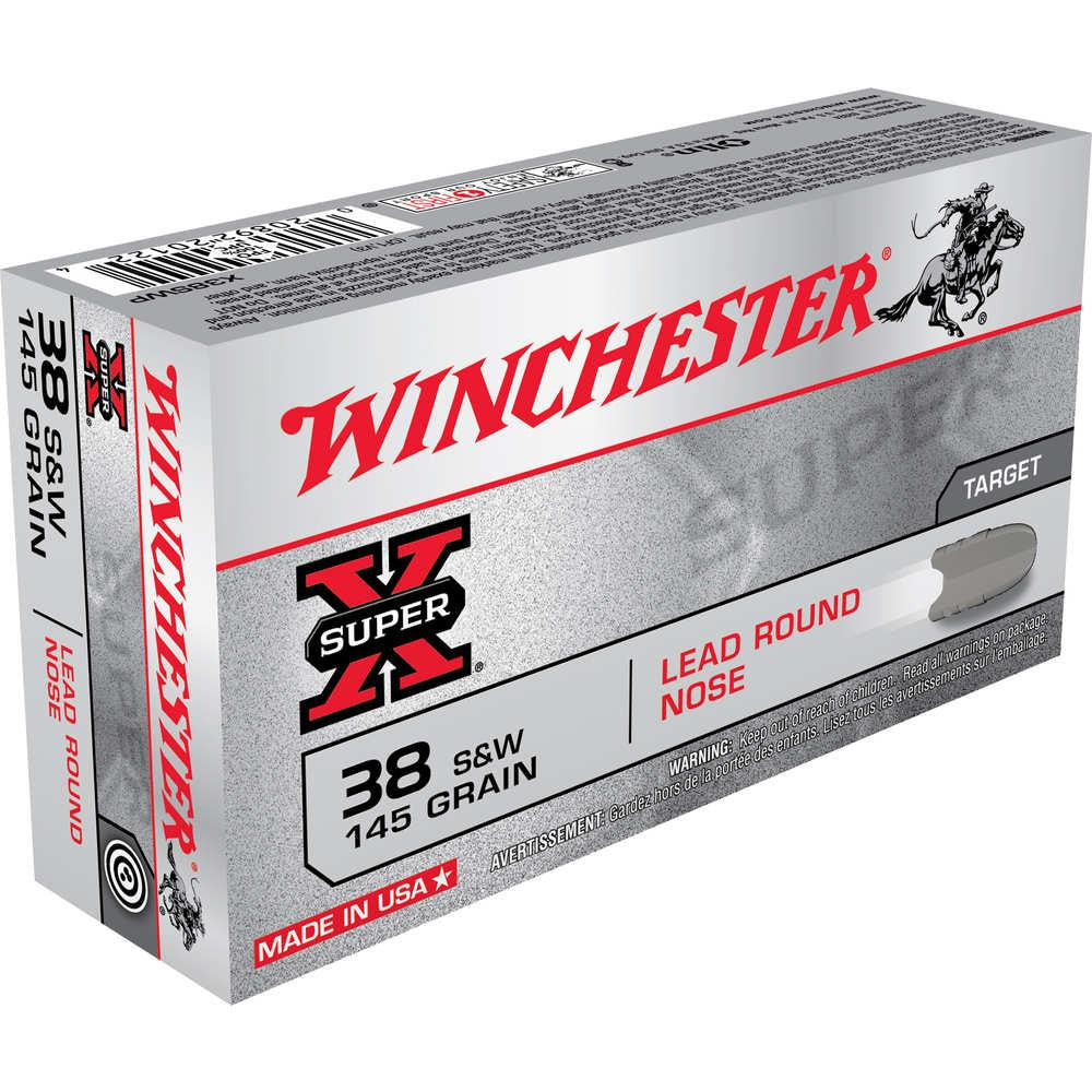 38 S&w Ammunition 145gr Lrn - 50 Rounds