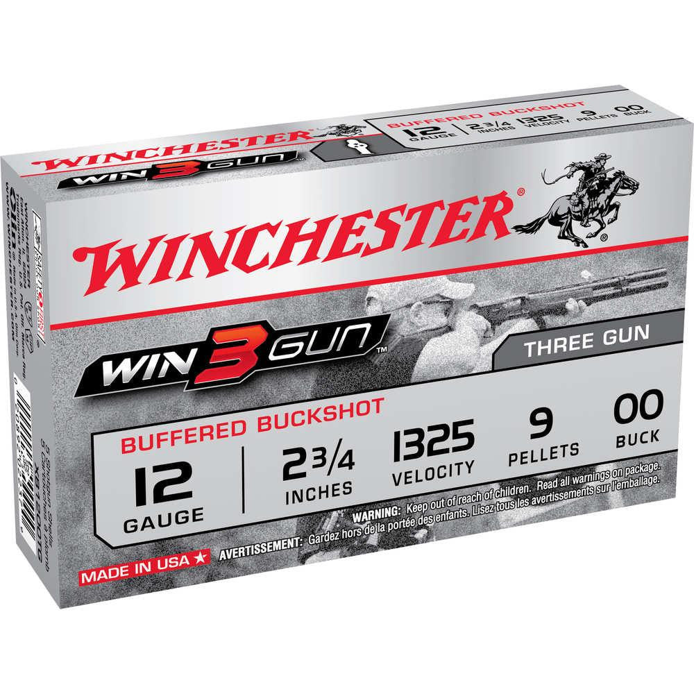 12 Gauge Buckshot 2.75" 9 Pellets  00 Buck - 5 Rounds