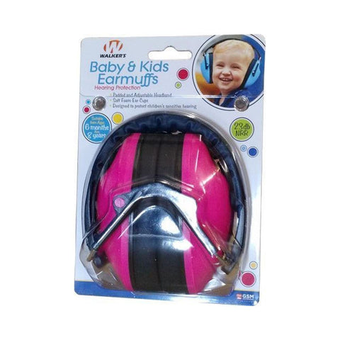 Baby & Kids Hearing Protection Earmuffs - Pink