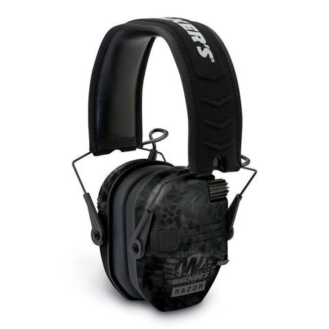 Razor Slim Low Profile Electronic Earmuff - Kryptek Camo