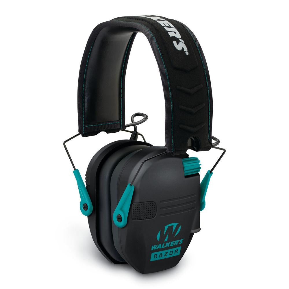 Razor Slim Low Profile Electronic Earmuff - Teal