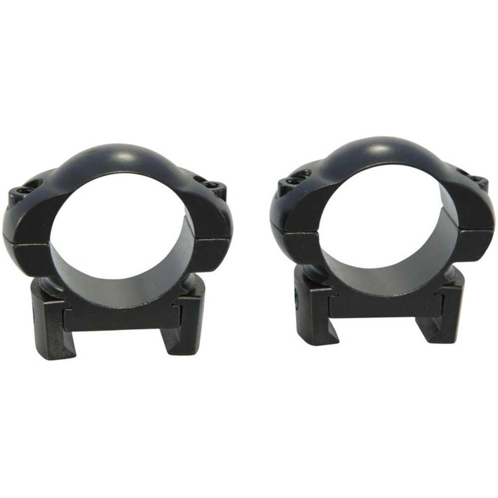 Top Mount Windage Adjustable Rings - Matte, Medium, 1"