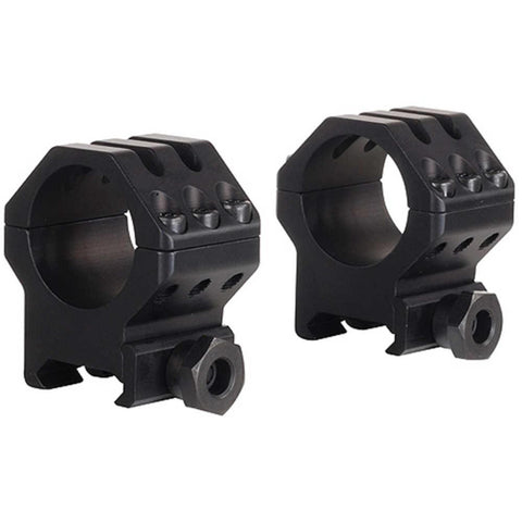 Tactical 6-hole Picatinny Ring - Matte, High, 1"