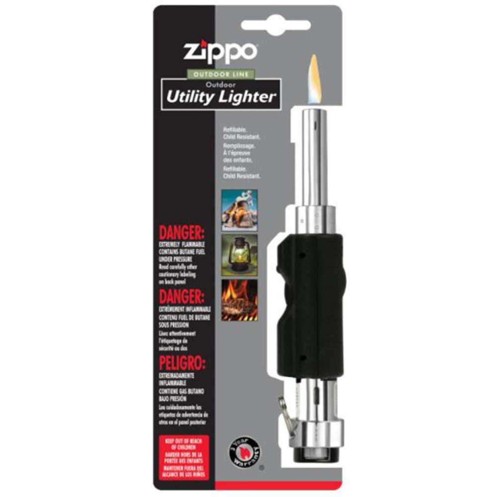 Outdoor Utility Lighter - Chrome-black